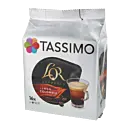 L'OR Lungo Colombia package and capsule for Tassimo
