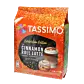 Latte με ρολό κανέλας