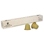 Gran CaffÃ© Garibaldi Gusto oro package and capsule for NespressoÂ®