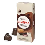 Gimoka Espresso Cremoso package and capsule for Nespresso
