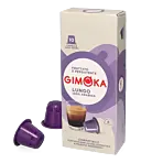Gimoka Lungo package and capsule for Nespresso
