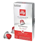 illy Espresso Classico package and capsule for Nespresso®