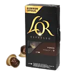 L'OR Forza package and capsule for Nespresso®